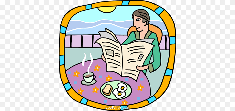 Breakfast, Person, Reading, Art, Face Png