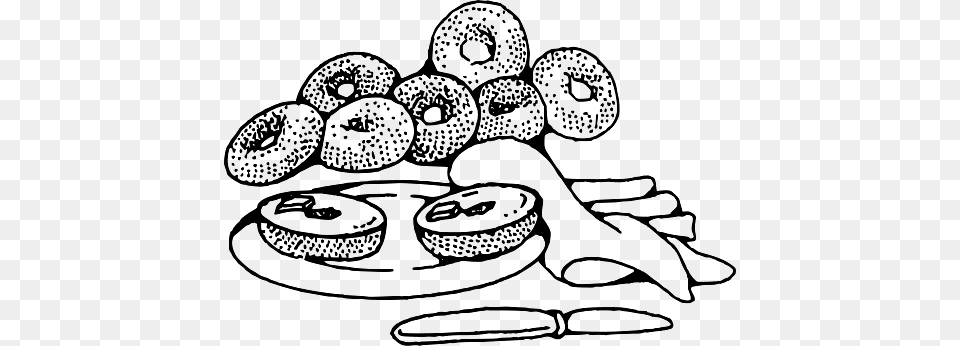 Breakfast Bagels, Food, Fruit, Plant, Produce Png Image