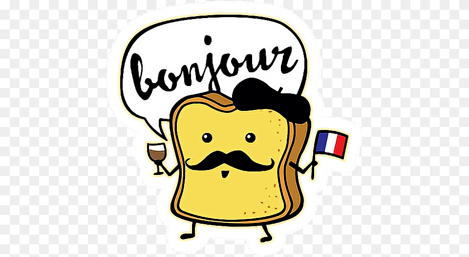 Breakfast Bread Bonjour France French Freetoedit, Head, Person, Face, Baby Png Image