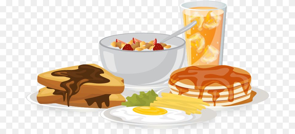 Breakfast Brunch Food Bread Egg, Lunch, Meal, Cutlery, Bowl Png Image