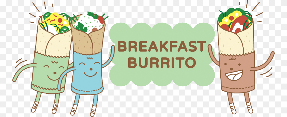 Breakfast Burrito, Cream, Dessert, Food, Ice Cream Free Png