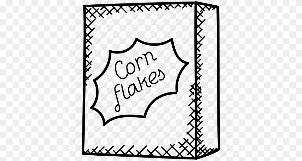 Breakfast Cereal Box Corn Flakes Food Healthy Diet Icon, Bag, Home Decor, Symbol, Text Free Transparent Png