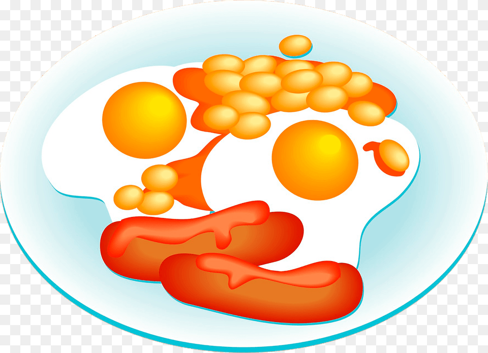 Breakfast Clipart, Plate, Food Png