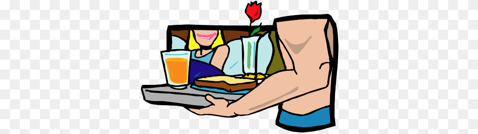 Breakfast Clipart Breakfast In Bed, Food, Lunch, Meal, Person Free Transparent Png