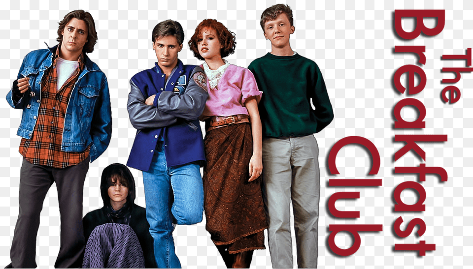 Breakfast Club Clipart Freeuse Download 80s Teen, Adult, Sleeve, Person, Pants Png