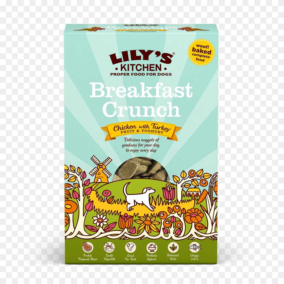 Breakfast Crunch Dry Food For Dogs Lilys Kitchen, Advertisement, Poster Free Transparent Png