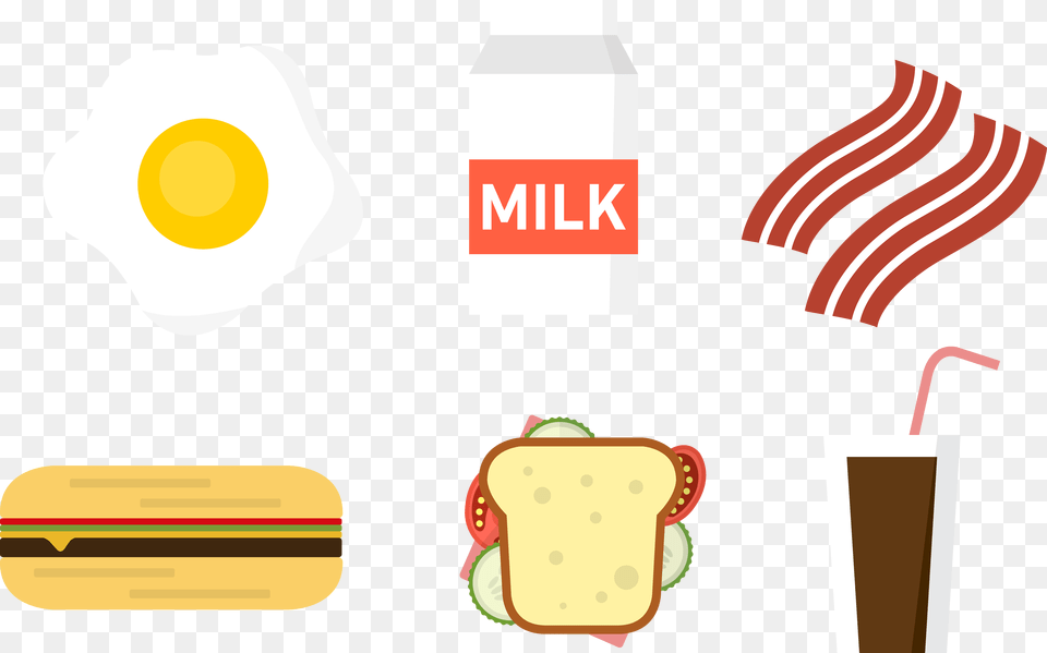 Breakfast Fast Food Milk Clip Art, Dairy, Ketchup, Dynamite, Weapon Free Png