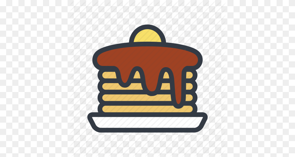 Breakfast Flapjacks Food Hotcakes Pancake Pancakes Syrup Icon Free Png Download