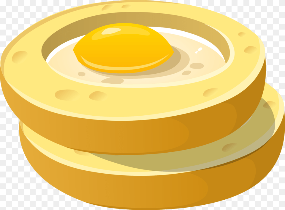 Breakfast Fried Egg Coffee Eggs Benedict English Muffin Food, Disk Free Png