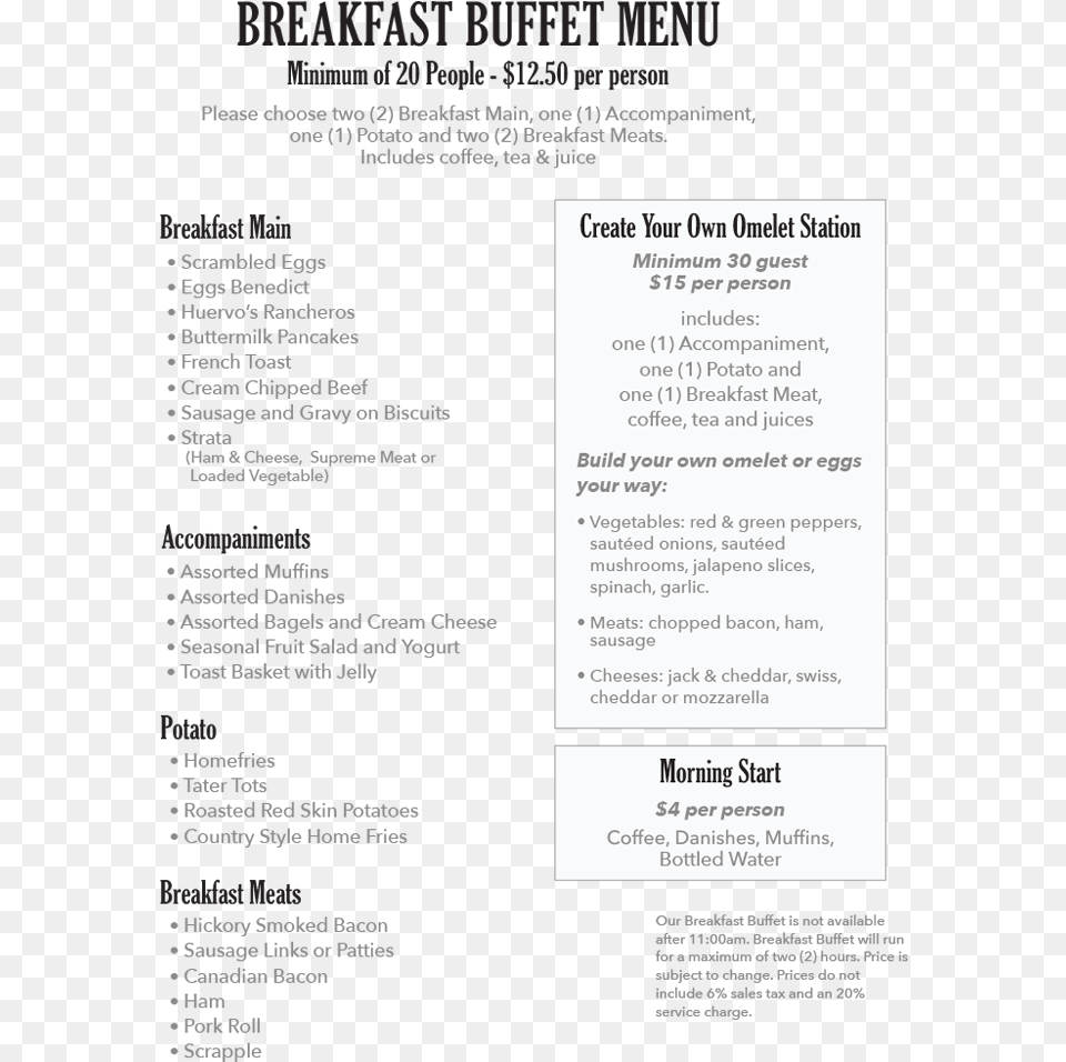 Breakfast Menu Breakfast, Advertisement, Poster, Text Free Png