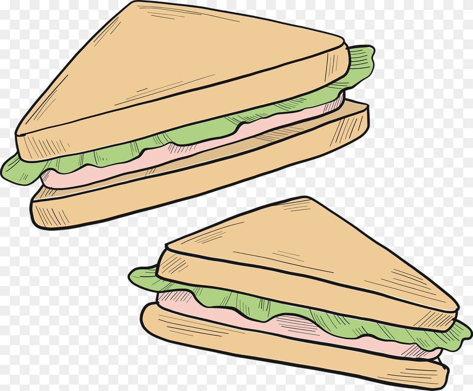 Breakfast Sandwiches Clipart, Food, Lunch, Meal, Sandwich Png Image