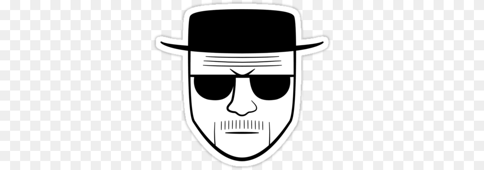 Breaking Bad Emoji, Clothing, Hat, Stencil, Face Png