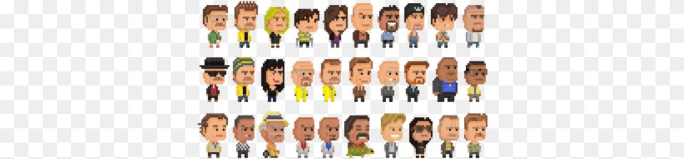 Breaking Bad Pixel Art, Baby, Person, Collage, Face Free Png Download