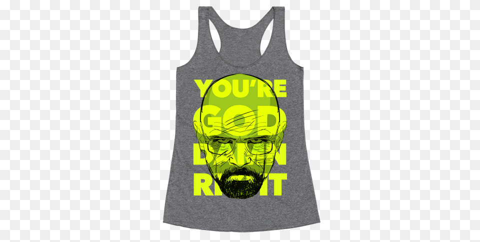 Breaking Bad Racerback Tank Tops Lookhuman, Clothing, Tank Top, Adult, Male Free Png