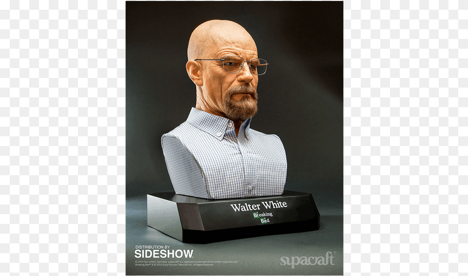 Breaking Bad Walter White Bust, Clothing, Shirt, Male, Adult Free Transparent Png