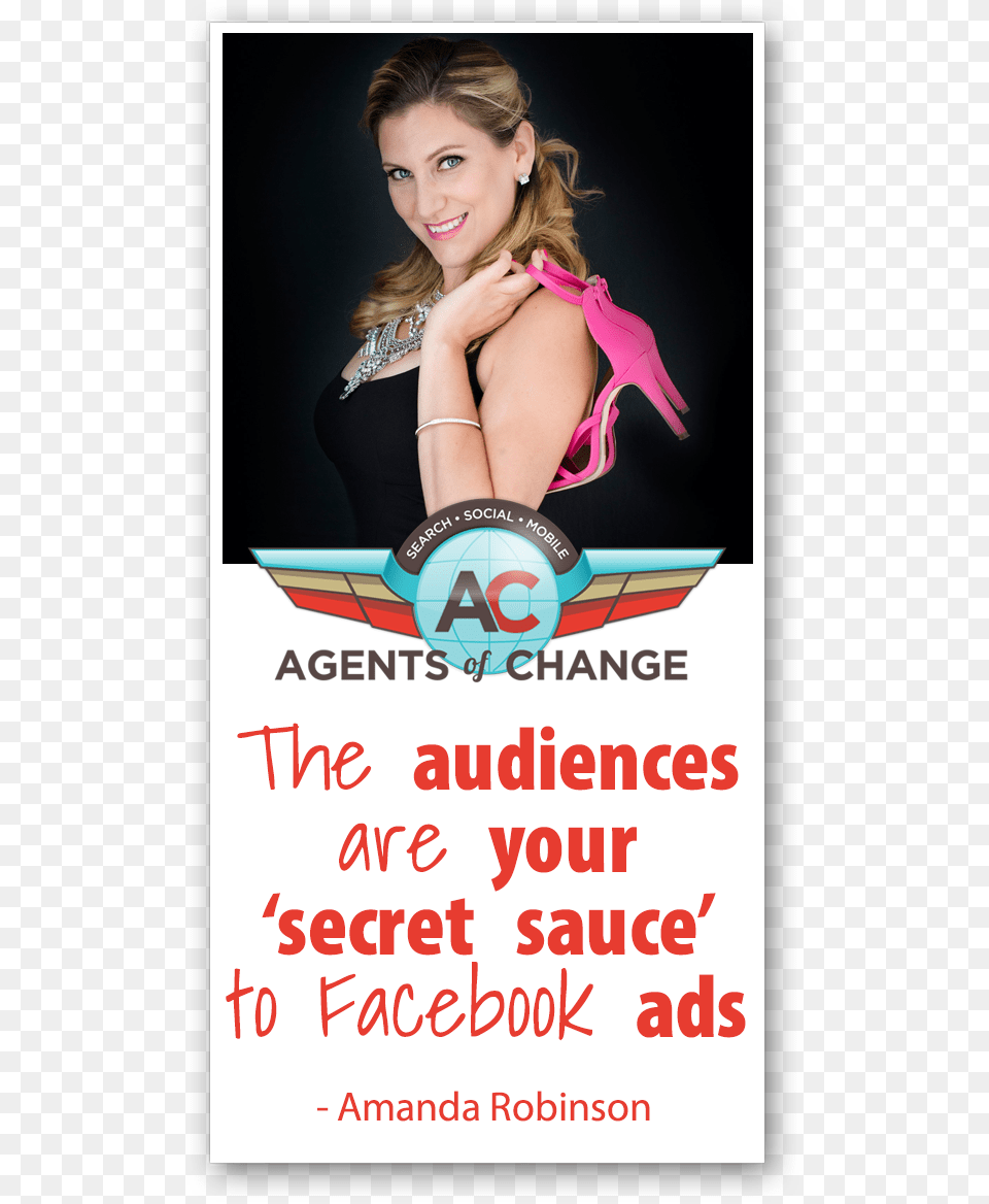 Breaking Down The Mysteries Of Facebook Ads, Adult, Poster, Person, Female Free Png