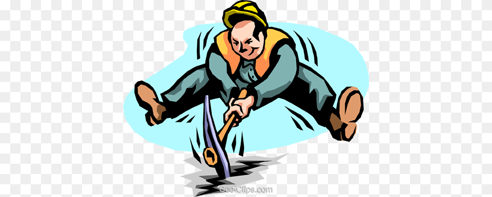 Breaking Ground Royalty Vector Clip Art Illustration, Adult, Male, Man, Person Free Png Download