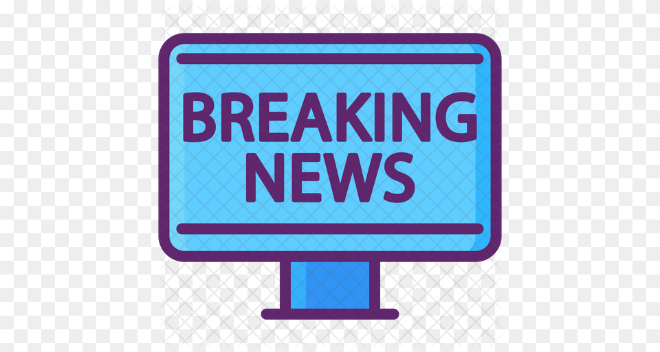 Breaking News Icon Sign, Sticker, Text, Advertisement, Symbol Png