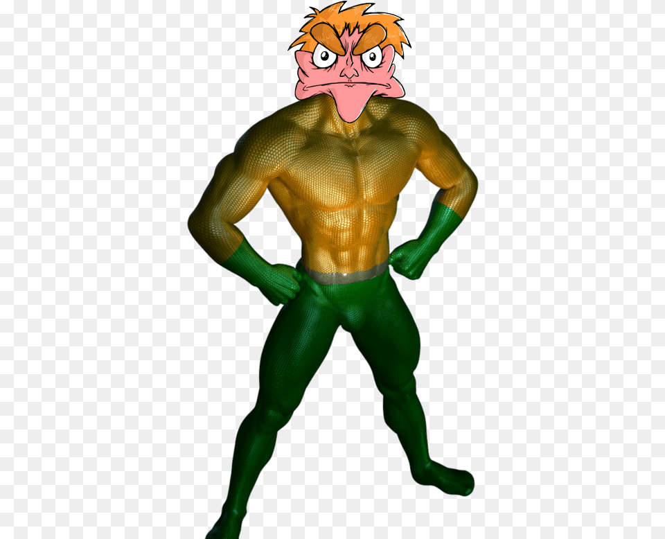 Breaking News Move Over Jason Momoa I39ve Been Cast Aquaman, Person, Alien, Clothing, Costume Free Transparent Png