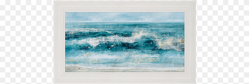 Breaking Waves Poster Corp Breaking Waves Poster Print, Art, Canvas, Painting, Nature Free Transparent Png