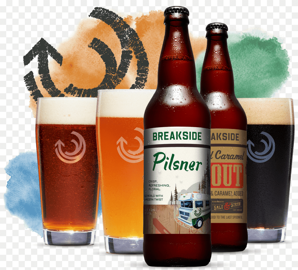 Breakside Brewery, Alcohol, Lager, Glass, Liquor Free Png Download