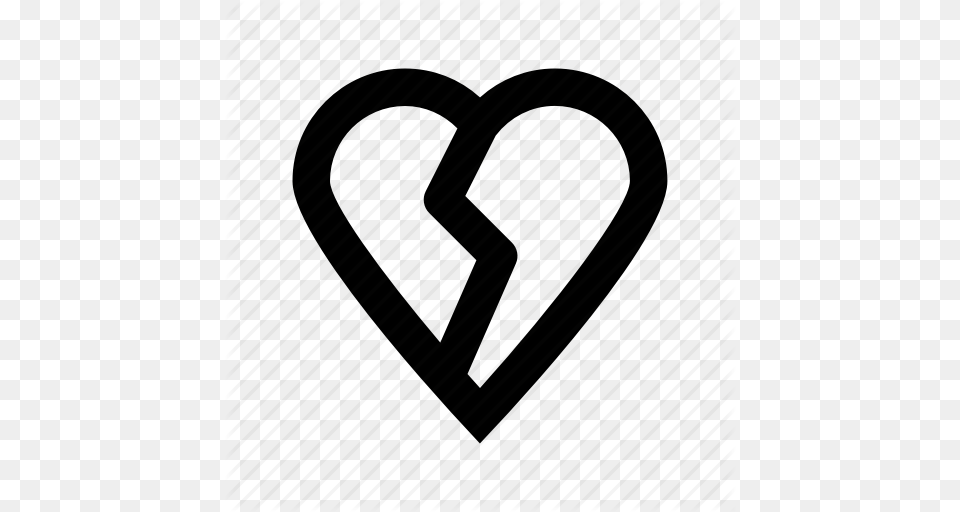 Breakup Broken Heart Disheart Divorce Heartbreak Icon Free Transparent Png