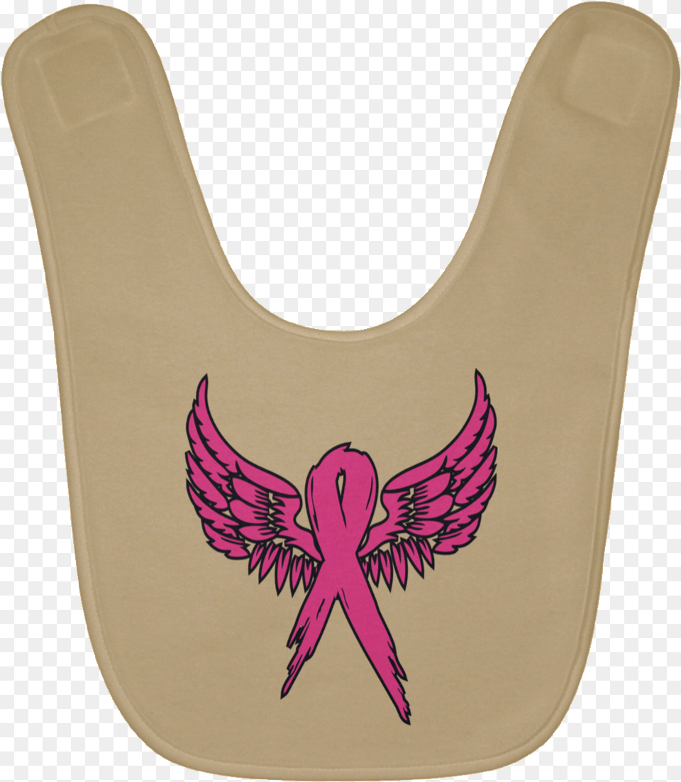 Breast Cancer Awareness Angel Wings Baby Bib Zexyzek, Animal, Bird, Person Free Transparent Png