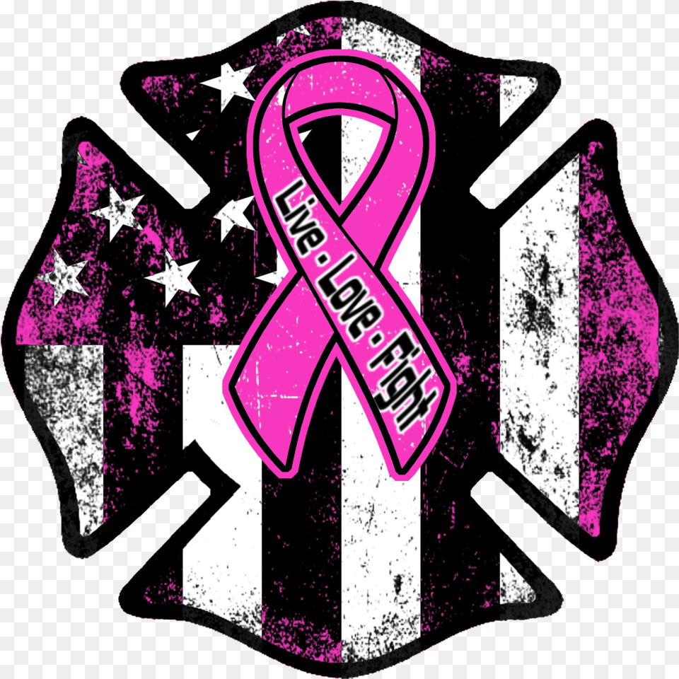 Breast Cancer Awareness Firefighter Decal 2018 Ems Breast Cancer Awareness, Purple, Sticker, Adult, Bride Png