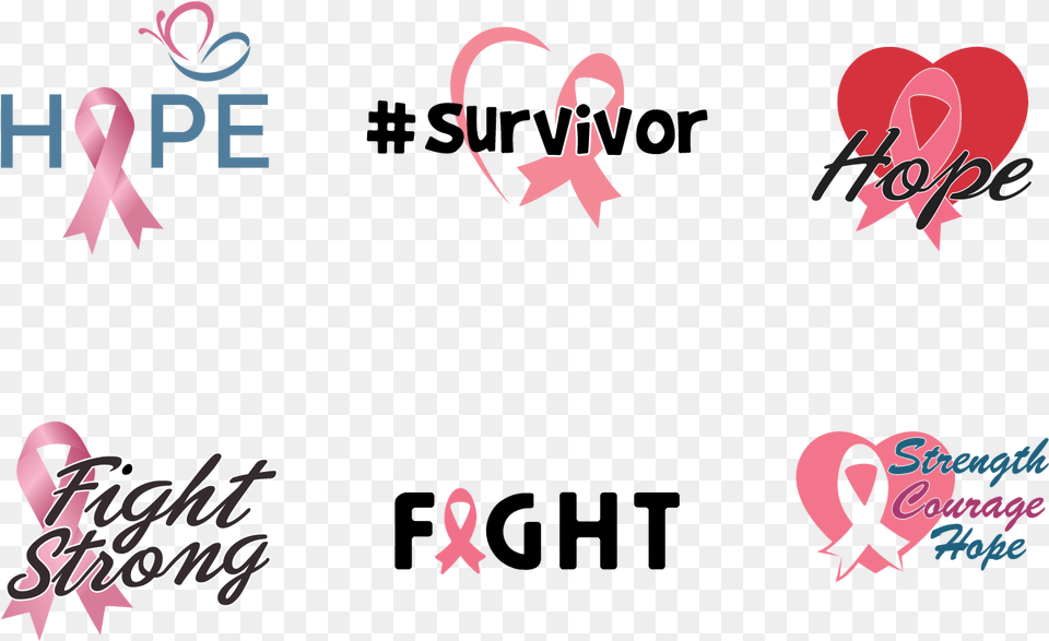 Breast Cancer Awareness Month Campaign Design Bundle Graphic Design, Heart Png Image