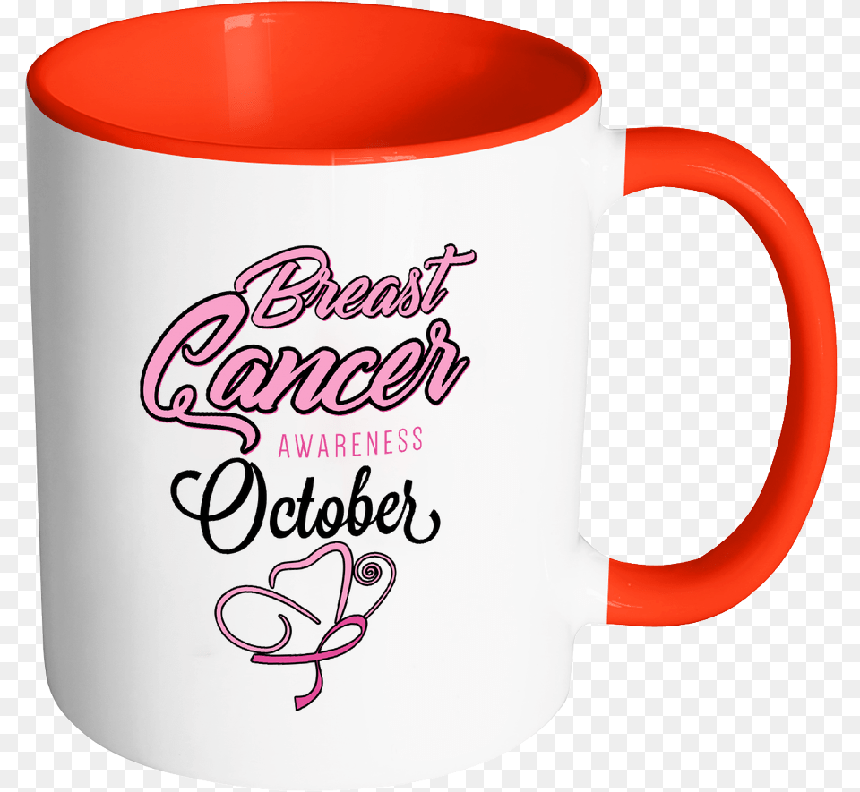 Breast Cancer Awareness October Pink Ribbon Gift Merchandise All You Need Is Love Math, Cup, Beverage, Coffee, Coffee Cup Png