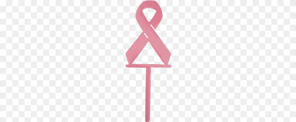 Breast Cancer Awareness Ribbon Cake Topper Or Garden Colorectal Cancer, Symbol, Cross, Alphabet, Ampersand Free Png