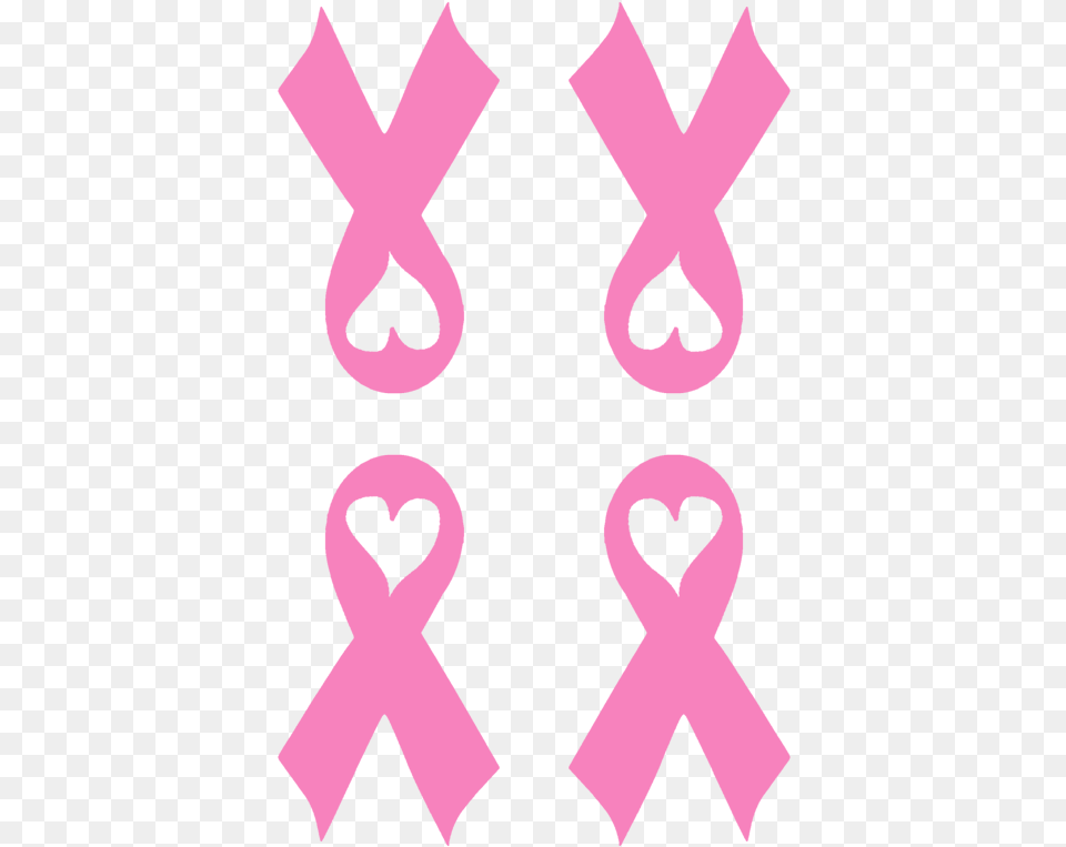 Breast Cancer Awareness Ribbon With Heart Fabric, Accessories, Formal Wear, Tie, Person Png