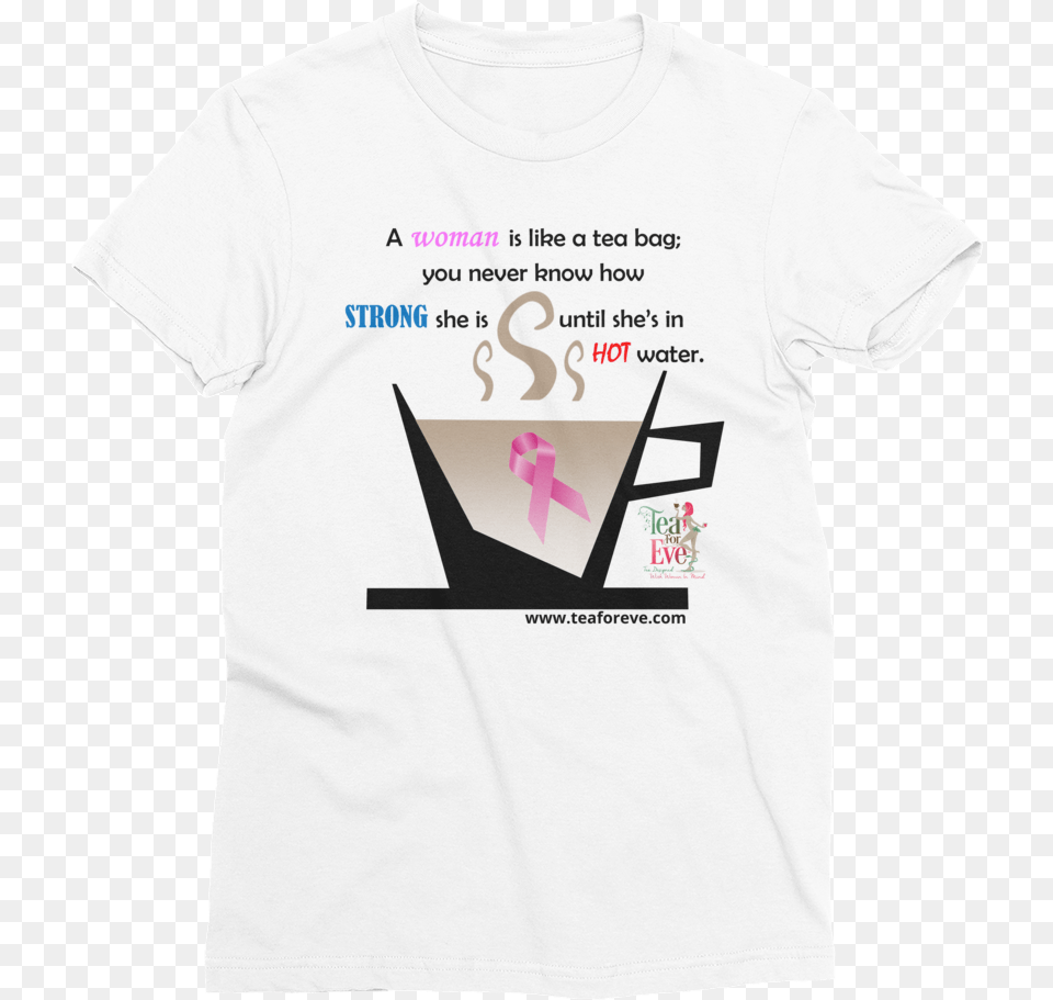 Breast Cancer Awareness Women39s Short Sleeve Tea Shirt Active Shirt, Clothing, T-shirt Png Image