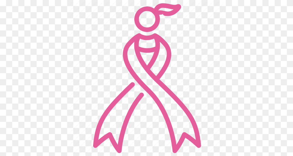 Breast Cancer Care Female Iwd Ribbon Women Icon, Knot Png Image