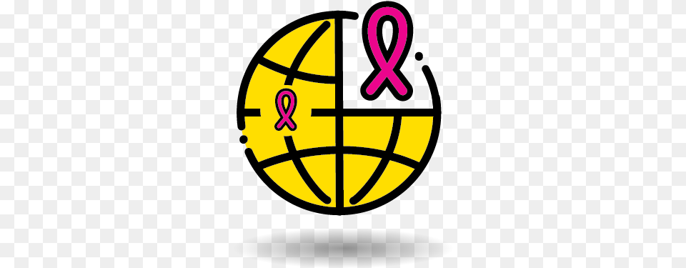 Breast Cancer Charity Partner Icon Vector Globe, Sphere, Symbol, Astronomy, Logo Free Png