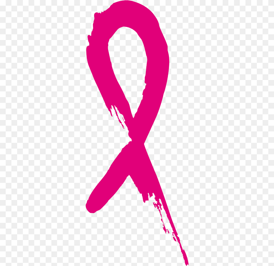 Breast Cancer Hot Pink Ribbon, Purple, Adult, Person, Female Png Image