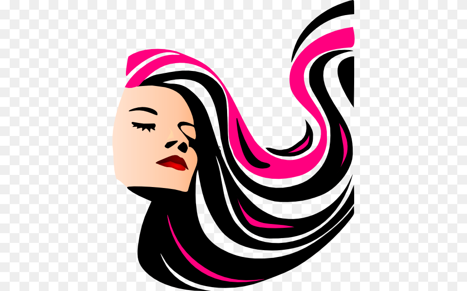 Breast Cancer Pink Hair Clip Art, Graphics, Adult, Person, Woman Free Png Download
