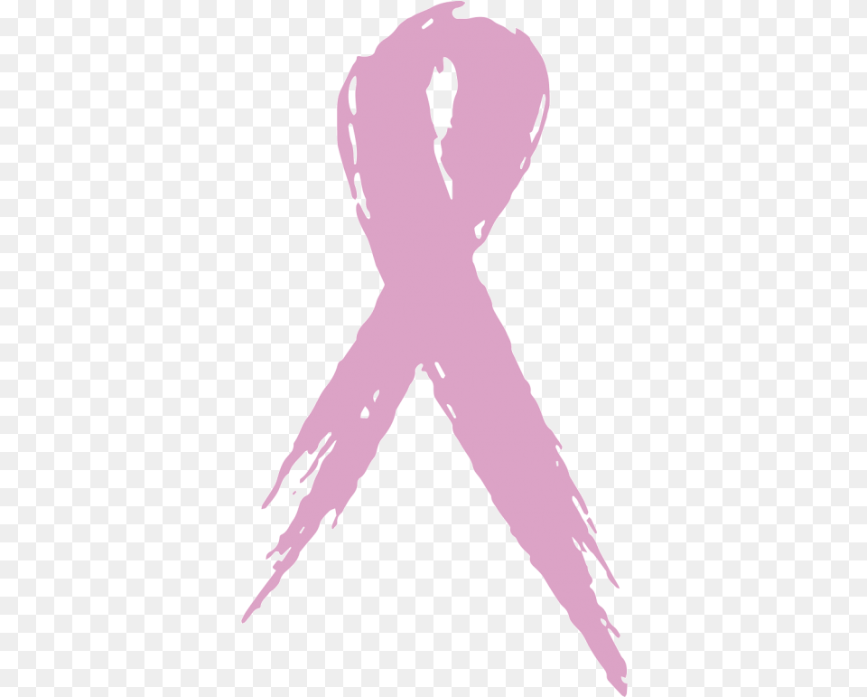 Breast Cancer Ribbon Design Breast Cancer Ribbon Paint, Clothing, Scarf, Person, Stole Free Transparent Png