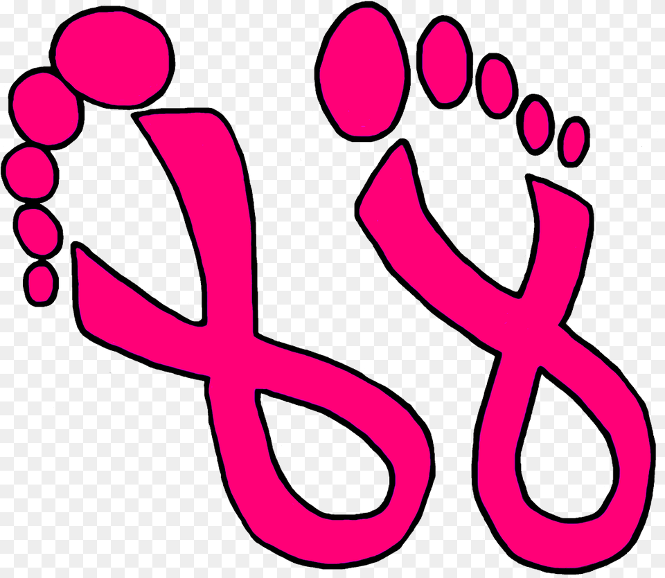 Breast Cancer Ribbon Feet, Symbol, Alphabet, Ampersand, Text Png