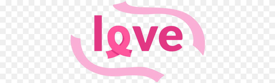 Breast Cancer Ribbon Love Lettering Symbol Transparent Graphic Design, Logo, Light Free Png