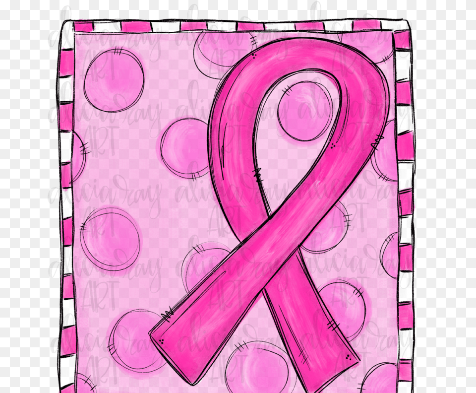 Breast Cancer Ribbon Sublimation Digital Download Breast Cancer Ribbon, Number, Purple, Symbol, Text Png Image