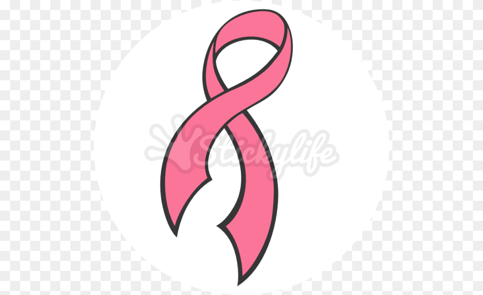Breast Cancer Ribbon Temporary Tattoo Cancer Ribbon With Dad Tattoo, Logo, Symbol Free Png Download