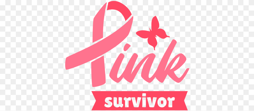 Breast Cancer Survivor Ribbon Transparent U0026 Svg Vector Breast Cancer Ribbons Survivor, Logo, Dynamite, Weapon, Advertisement Free Png