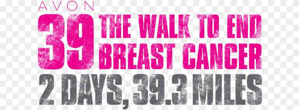 Breast Cancer Walk Avon, Purple, Text, Advertisement, Poster Free Png