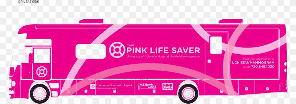 Breast Center To Unveil Some Eye Candy, Bus, Transportation, Vehicle, Tour Bus Png Image