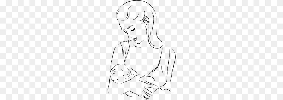 Breast Feeding Gray Png Image