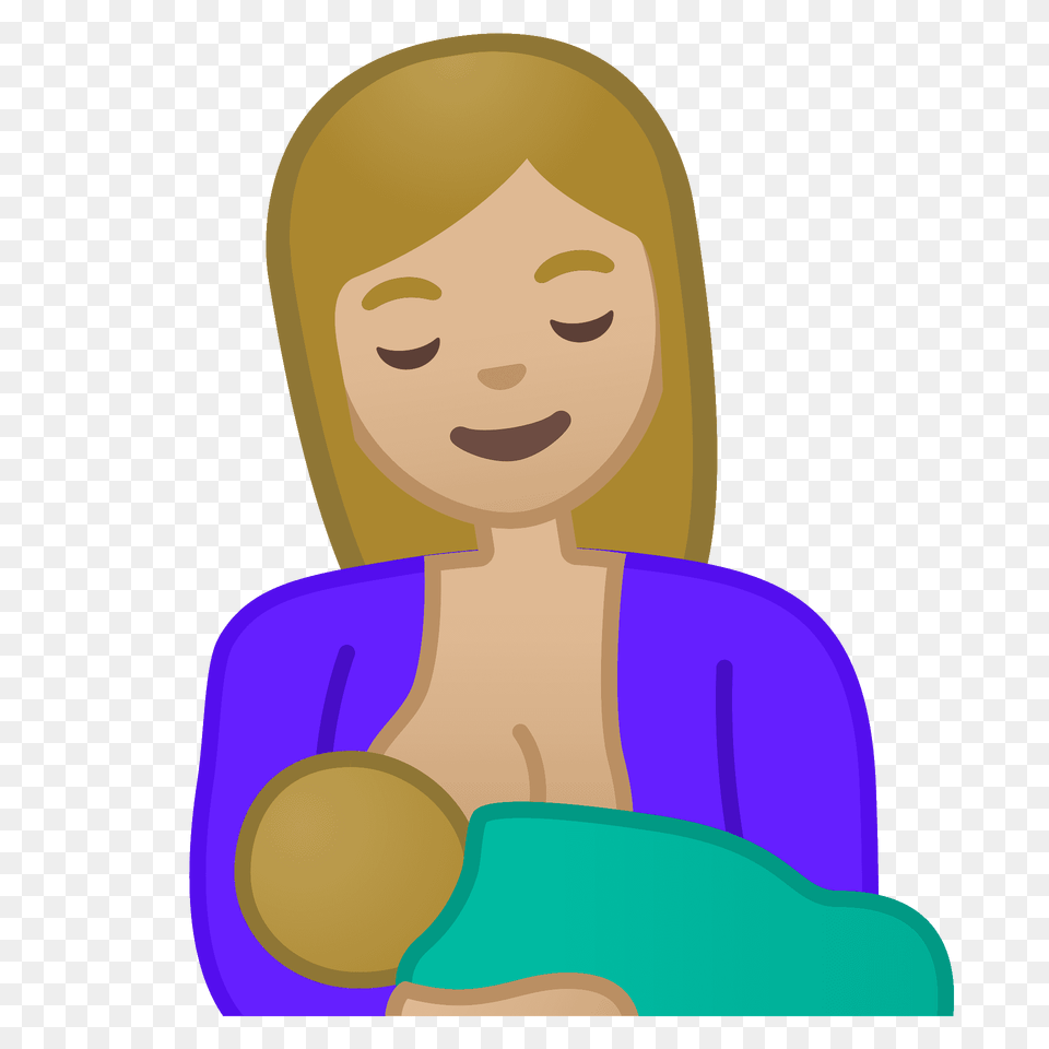Breast Feeding Emoji Clipart, Face, Head, Person, Photography Free Png Download