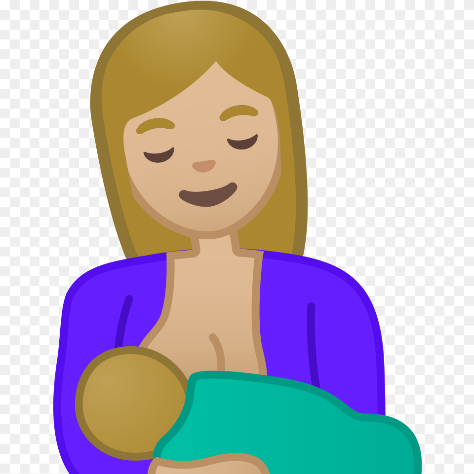 Breast Feeding Medium Light Skin Tone Dibujo Lactancia Materna Animado, Face, Head, Person, Photography Free Png