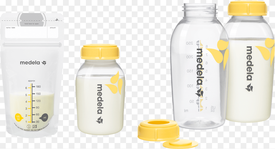 Breast Milk Collecting Medela Bottle Feeding Bottle Breast Milk 250 Ml For, Cup, Beverage Free Png Download