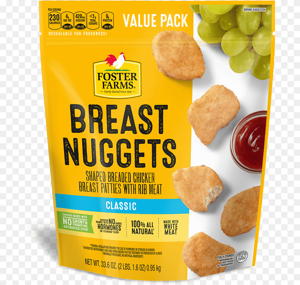 Breast Nuggets Value Pack 2 Lbs Products Foster Farms Foster Farms Frozen Orange Chicken, Food, Fried Chicken, Ketchup, Fowl Png